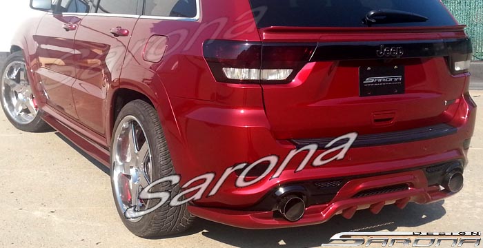 Custom Jeep Grand Cherokee  SUV/SAV/Crossover Rear Lip/Diffuser (2011 - 2020) - $690.00 (Part #JP-001-RA)